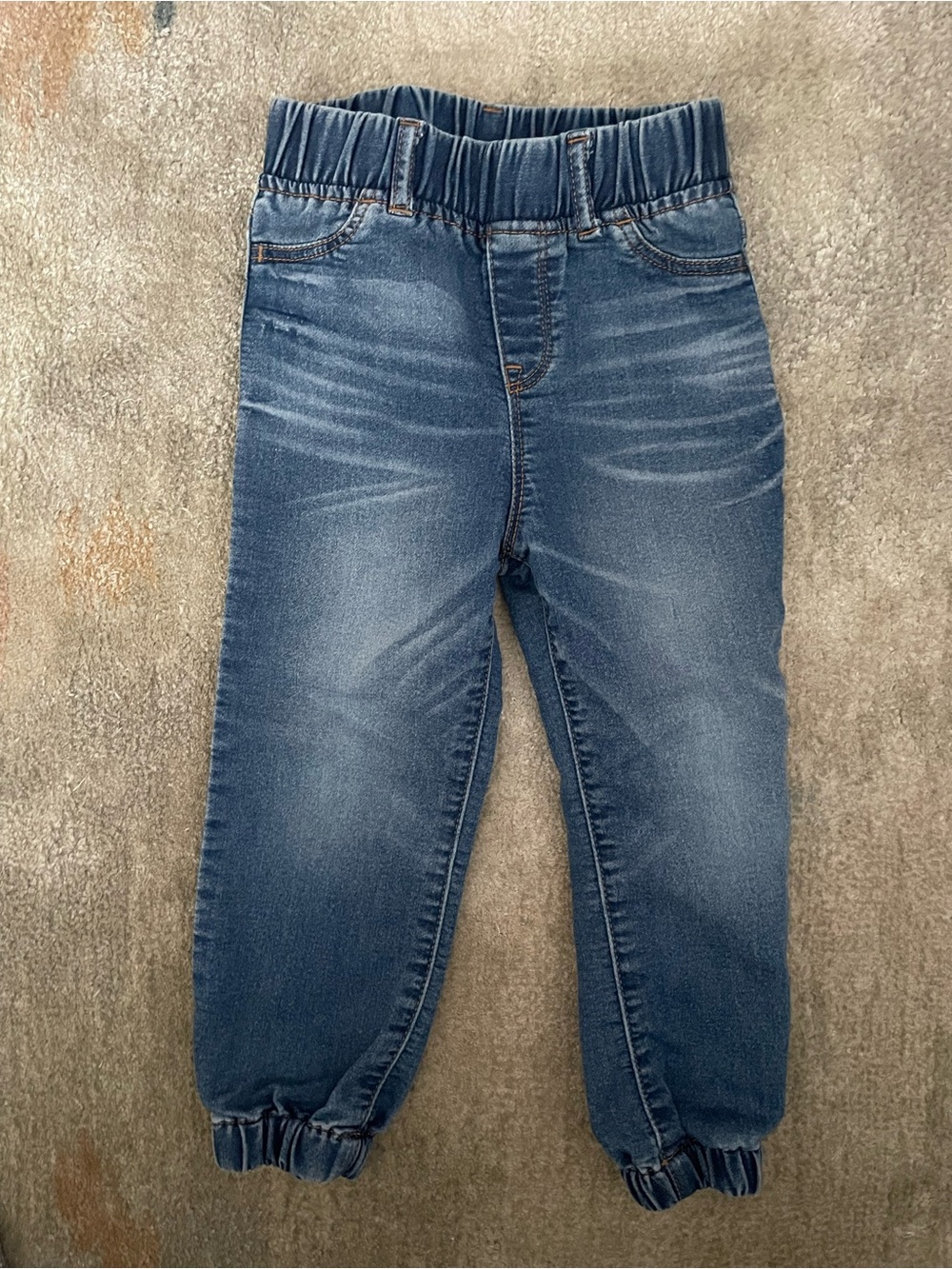 GAP Kids Dark Wash Stretch Denim Jeggings - Blue